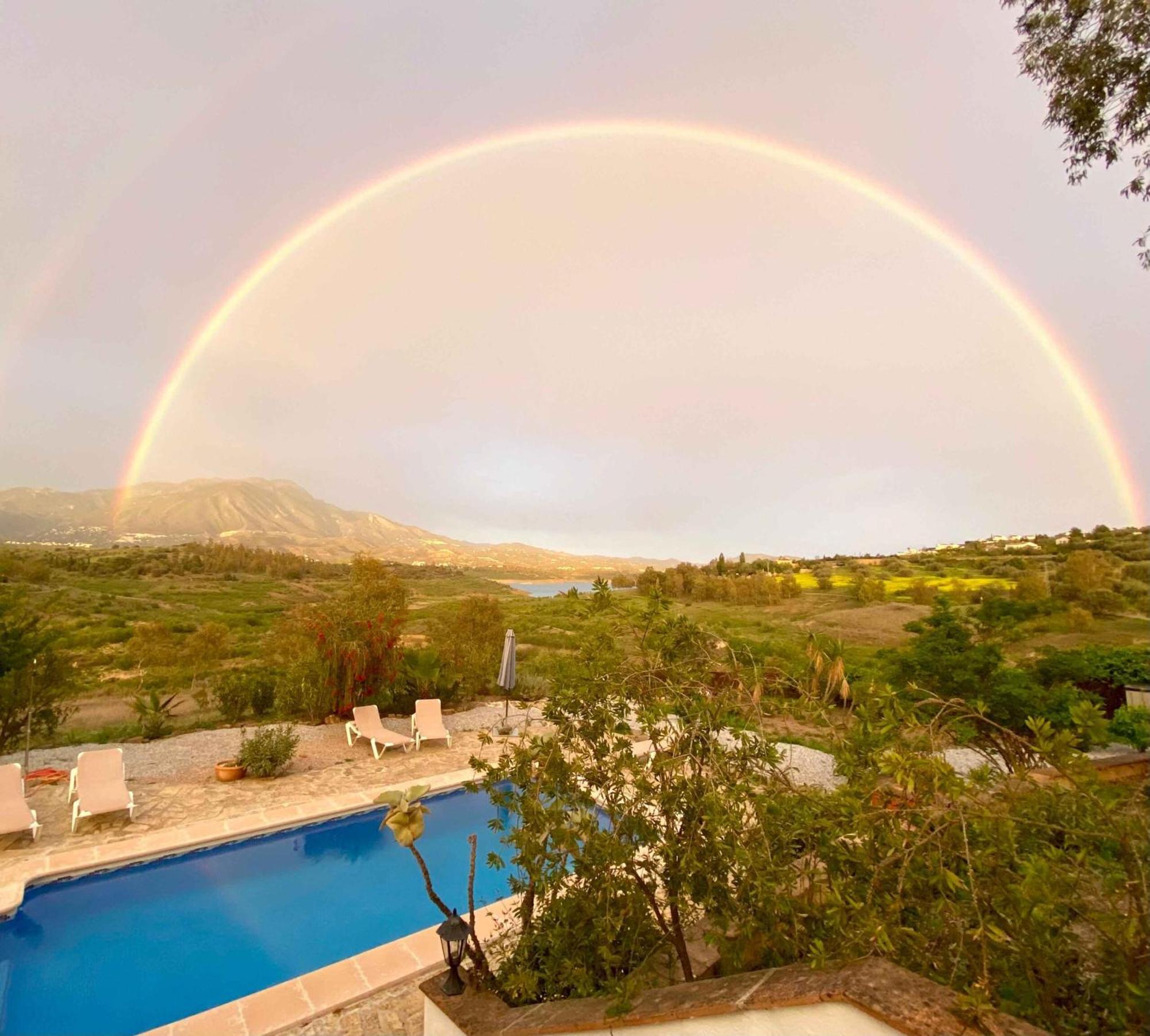 Villa La Rustica En Vinuela, Piscina Privada Extérieur photo